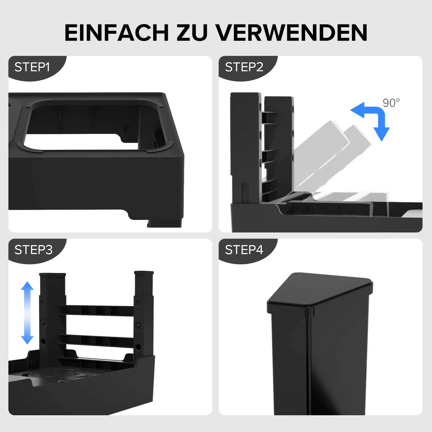 Amicura 2-in-1 Napfstation – Höhenverstellbar, auslaufsicher & gemütlich durchdacht