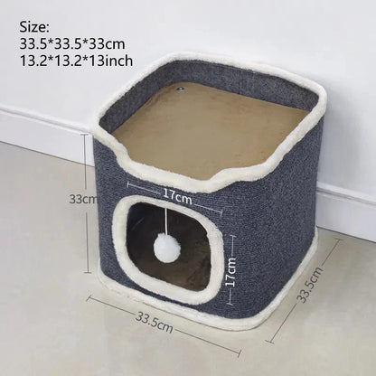 Cat bed with cave &amp; soft cushion – The perfect retreat for your cat