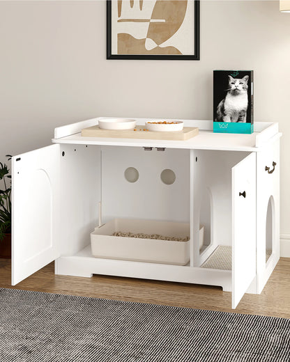 Stylish cat house with door – The perfect retreat for your cat