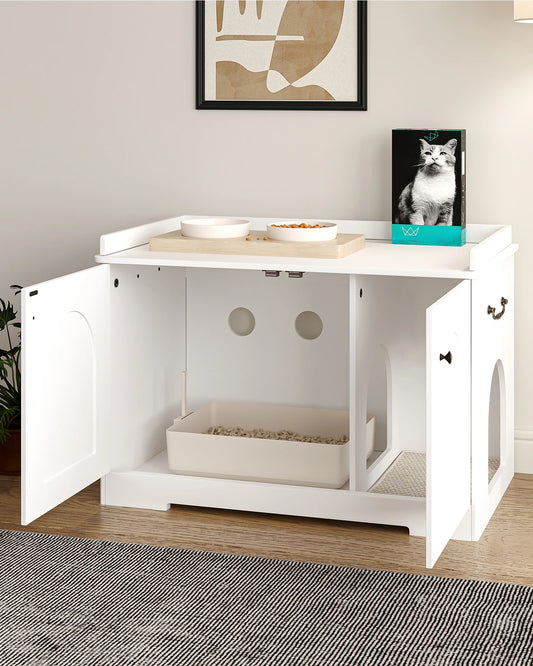 Stylish cat house with door – The perfect retreat for your cat