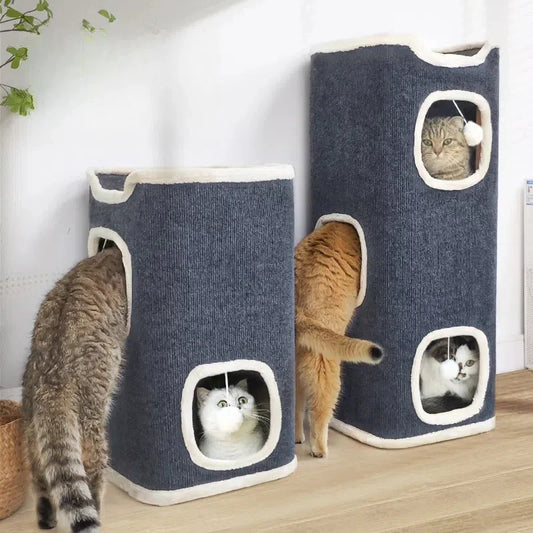 Cat bed with cave &amp; soft cushion – The perfect retreat for your cat