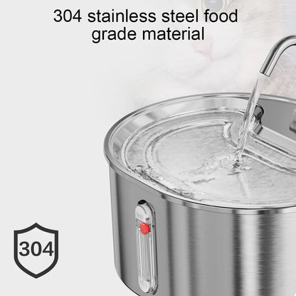 Stainless steel drinking fountain – fresh water with style