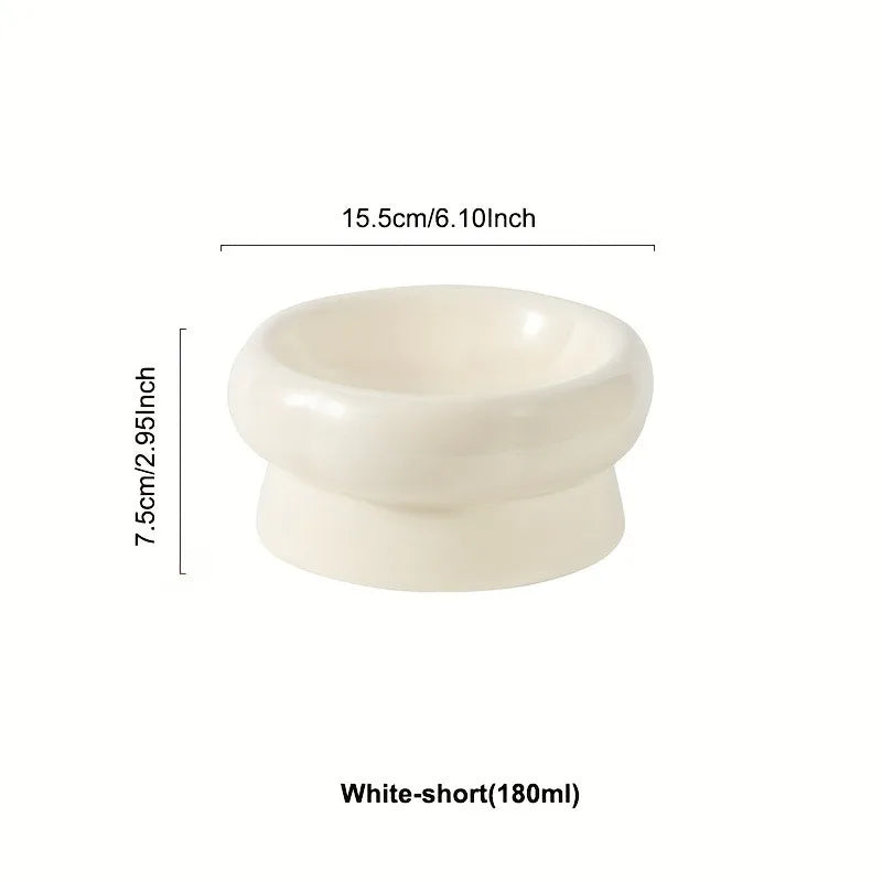 Raised ceramic bowl – stylish, stable &amp; cozy