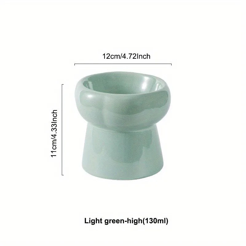 Raised ceramic bowl – stylish, stable &amp; cozy