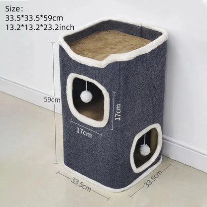 Cat bed with cave &amp; soft cushion – The perfect retreat for your cat