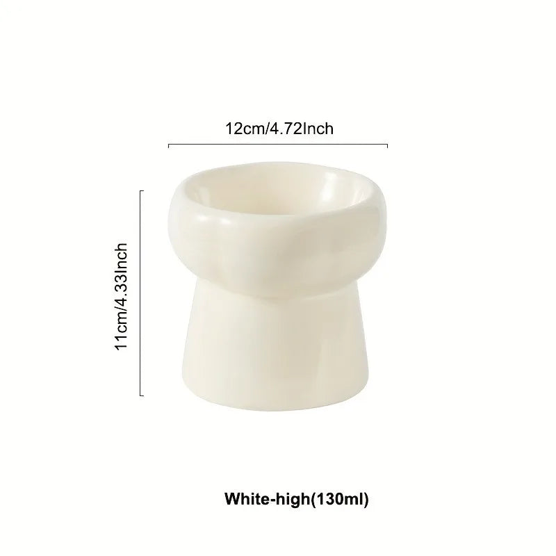 Raised ceramic bowl – stylish, stable &amp; cozy