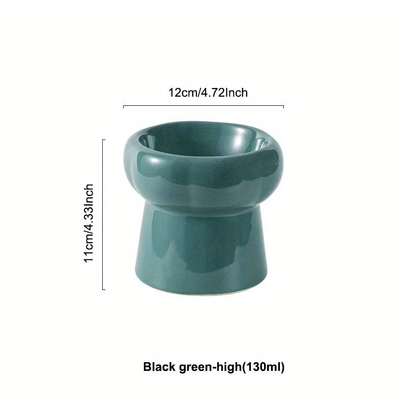 Raised ceramic bowl – stylish, stable &amp; cozy