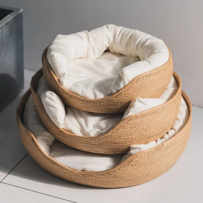 Hand-woven cat bed – Naturally beautiful &amp; made to dream