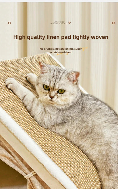 🐾 LEWEN Winter Cat House with Scratching Area – Cuddling, Sleeping &amp; Sharpening Claws in One