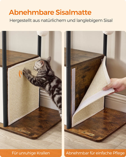 FEANDREA cat tree with cuddly factor – style meets purring comfort