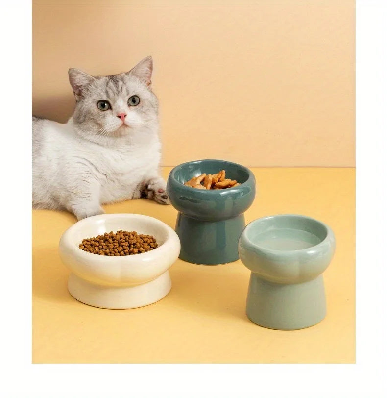 Raised ceramic bowl – stylish, stable &amp; cozy