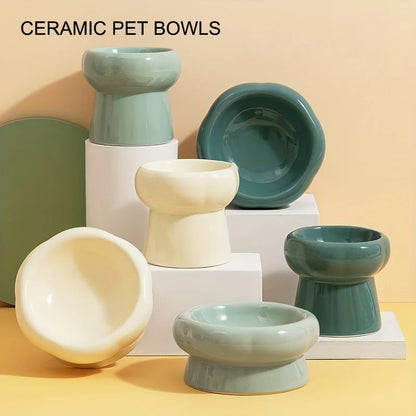 Raised ceramic bowl – stylish, stable &amp; cozy