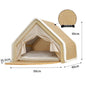 🐾 LEWEN Winter Cat House with Scratching Area – Cuddling, Sleeping &amp; Sharpening Claws in One