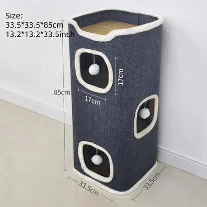 Cat bed with cave &amp; soft cushion – The perfect retreat for your cat