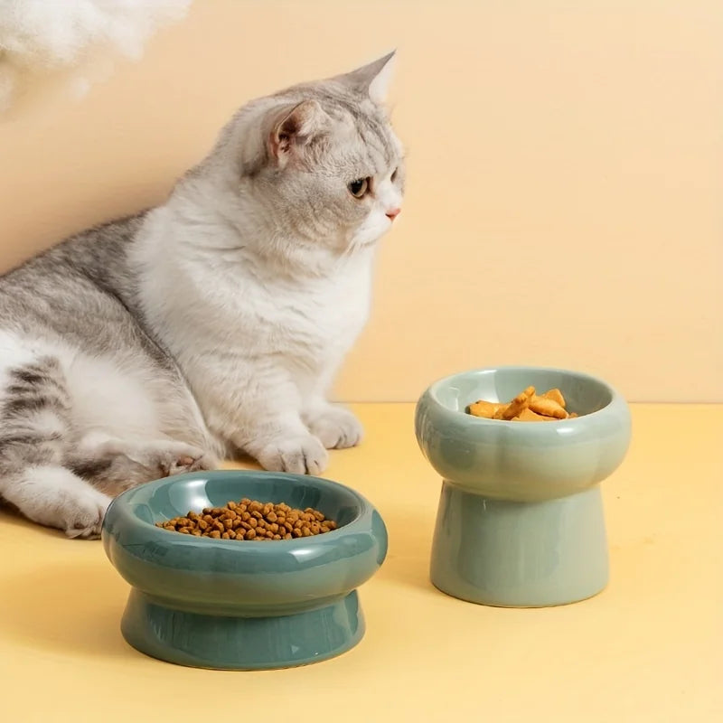 Raised ceramic bowl – stylish, stable &amp; cozy