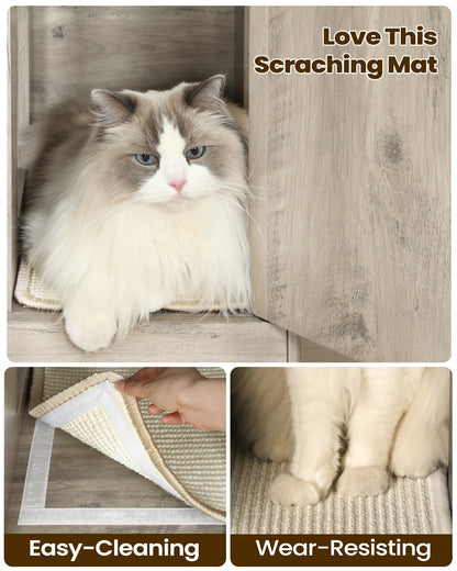 Stylish cat house with door – The perfect retreat for your cat