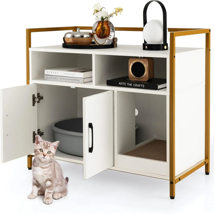 🐾 GOFLAME Cat House &amp; Litter Box Cabinet – Practical, stylish &amp; well thought out