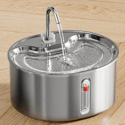 Stainless steel drinking fountain – fresh water with style