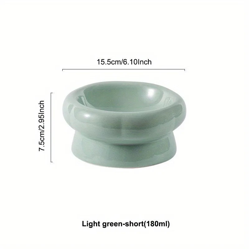 Raised ceramic bowl – stylish, stable &amp; cozy