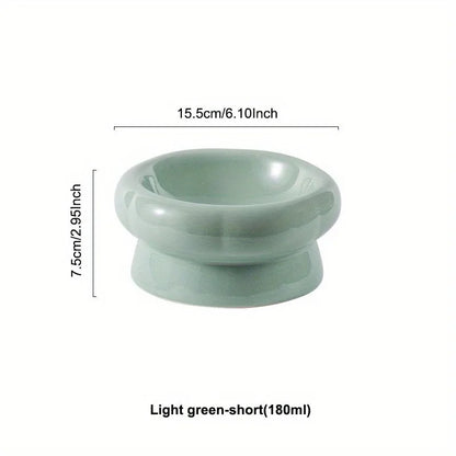 Raised ceramic bowl – stylish, stable &amp; cozy