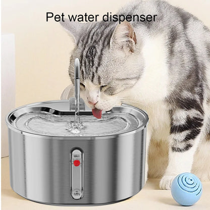 Stainless steel drinking fountain – fresh water with style