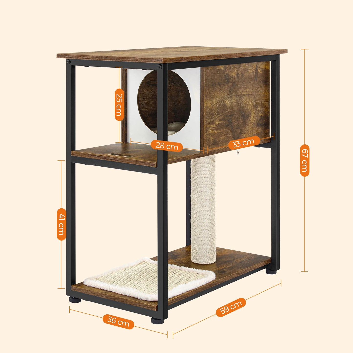 FEANDREA scratching furniture &amp; side table – for two- and four-legged friends with style