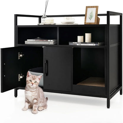 🐾 GOFLAME Cat House &amp; Litter Box Cabinet – Practical, stylish &amp; well thought out
