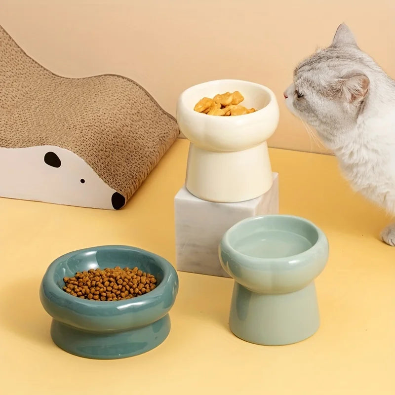Raised ceramic bowl – stylish, stable &amp; cozy